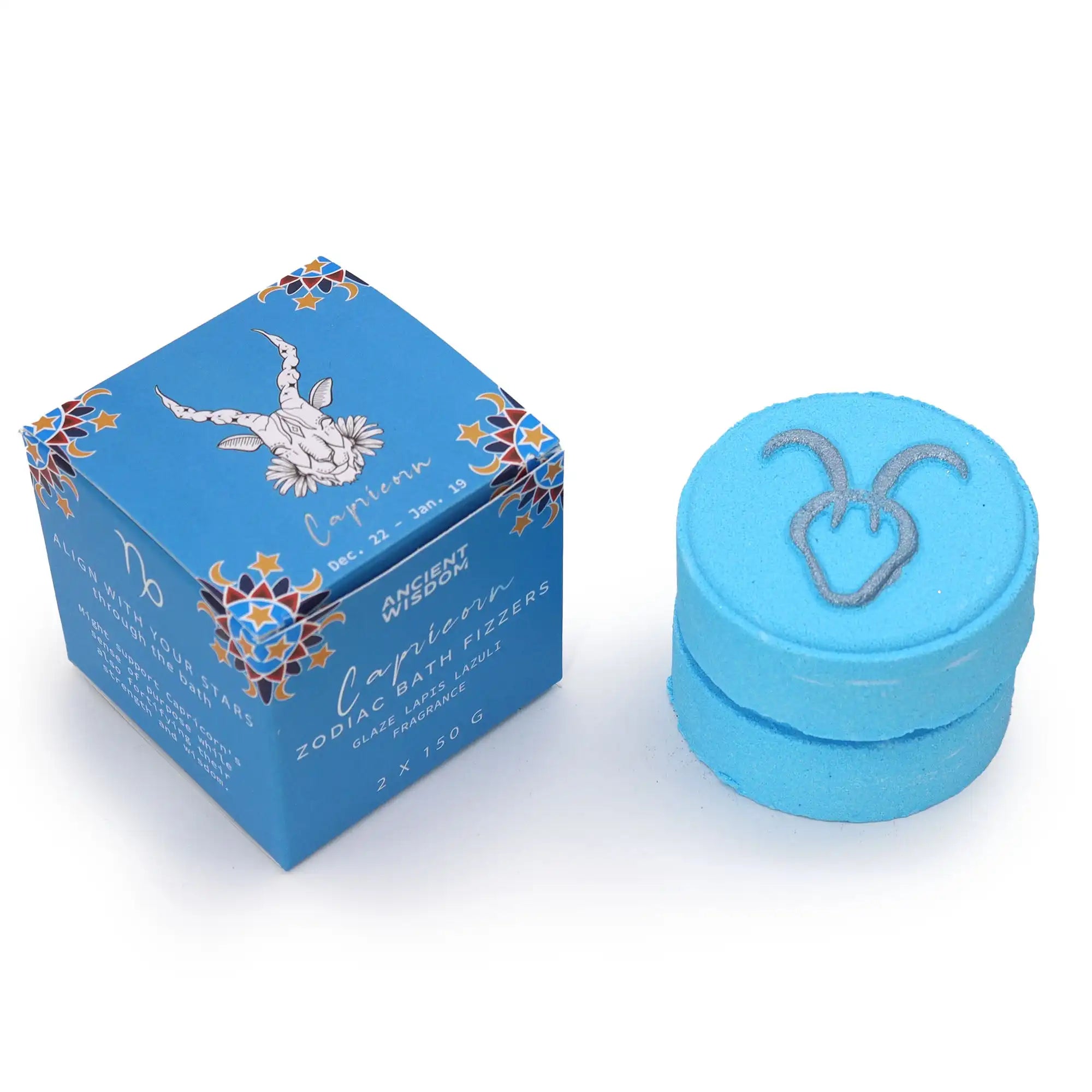 Ancient Wisdom Bath Fizzers Zodiac Horoscope Bathbombs 2 Pack Vegan Friendly Health & Beauty > Personal Care > Cosmetics > Bath & Body > Bath Additives > Bath Fizzers Zodiac Bath Fizzers > Horoscope Bathbombs 2 Pack > Vegan Friendly Bath Bombs emmy-jane-boutique.myshopify.com