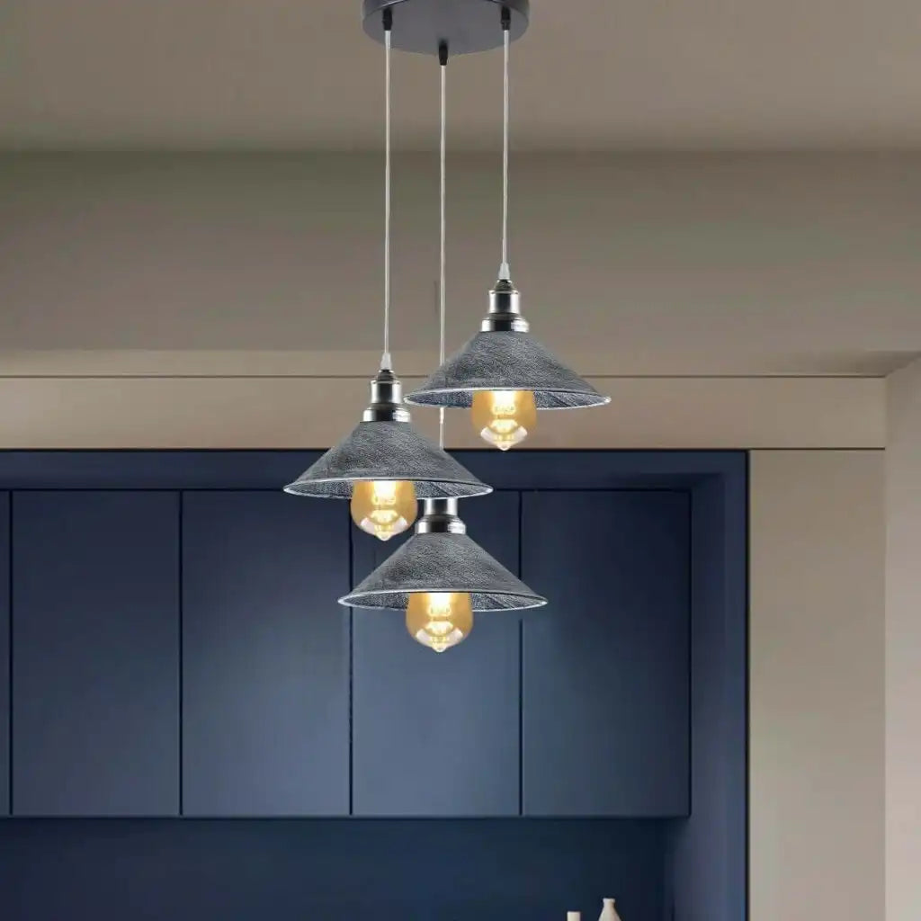 LEDSone Pendant Light Industrial Vintage Hanging Lamp - 3 Cluster Ceiling Light Home & Garden > Lighting > Lighting Fixtures > Ceiling Light Fixtures emmy-jane-boutique.myshopify.com