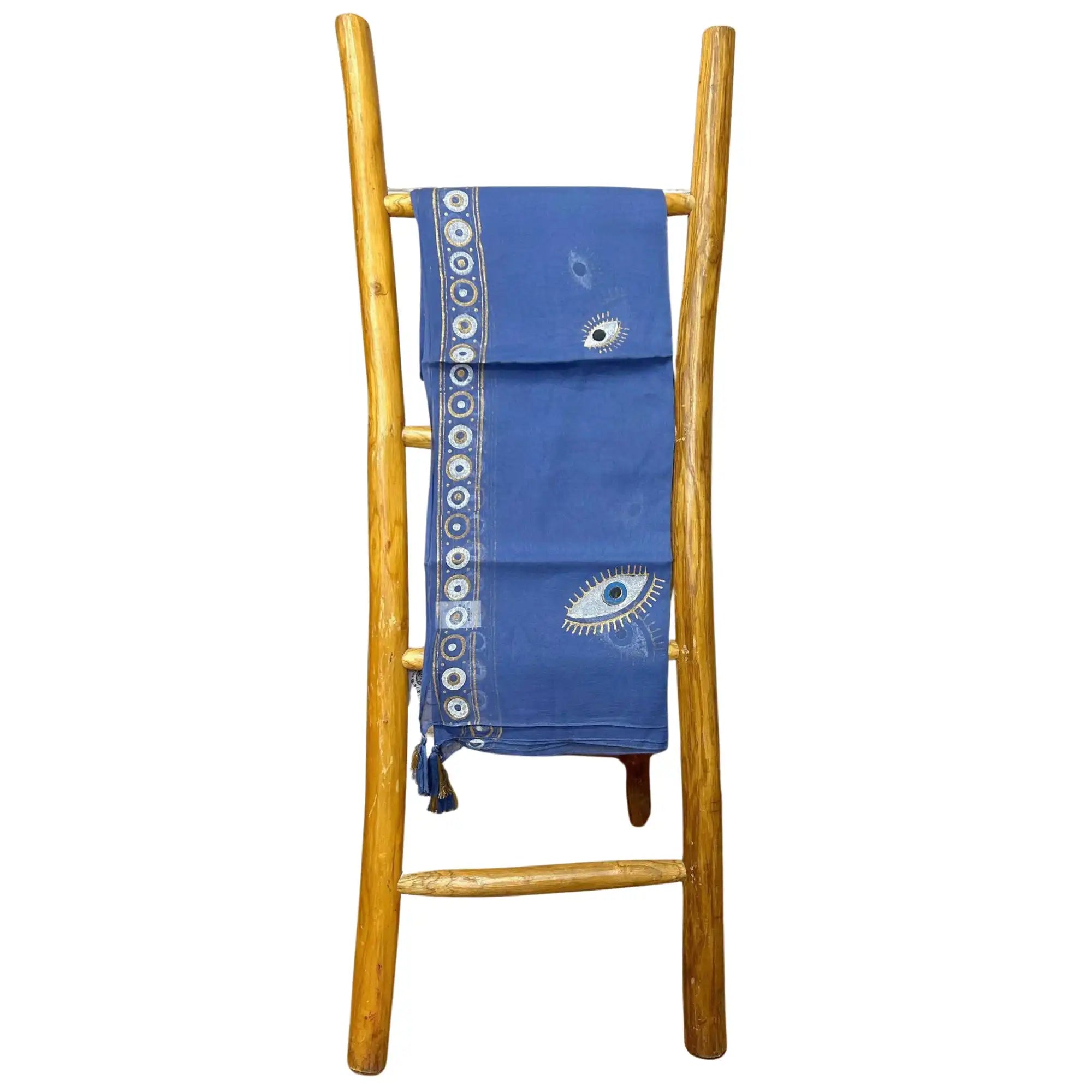 Ancient Wisdom Hand-Painted Cotton Scarf Sarong - Versatile Pario Beach Cover-Up Clothing & Accessories > Clothing Accessories > Scarves & Snoods > Scarves > Cotton Scarves > Hand Painted Scarves > Pario Scarf > Sarongs > Beach Cover Ups emmy-jane-boutique.myshopify.com