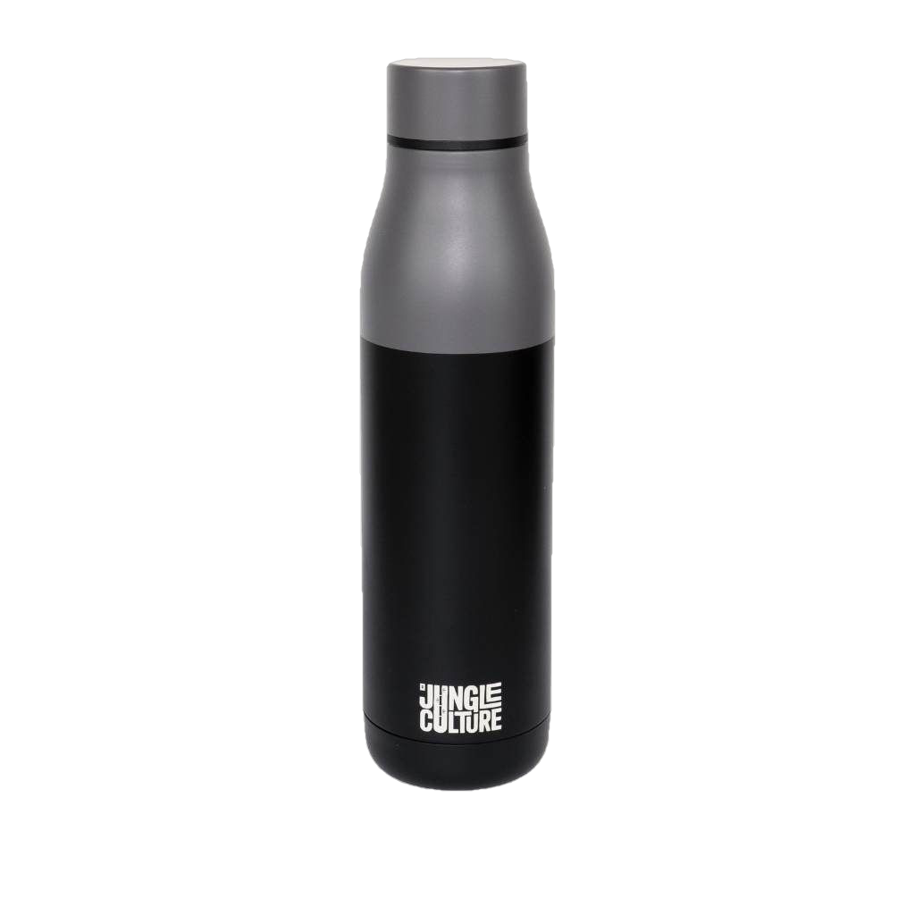 Emmy Jane Boutique Stainless Steel Water Bottle - Matt Black or White - Bottle for Life