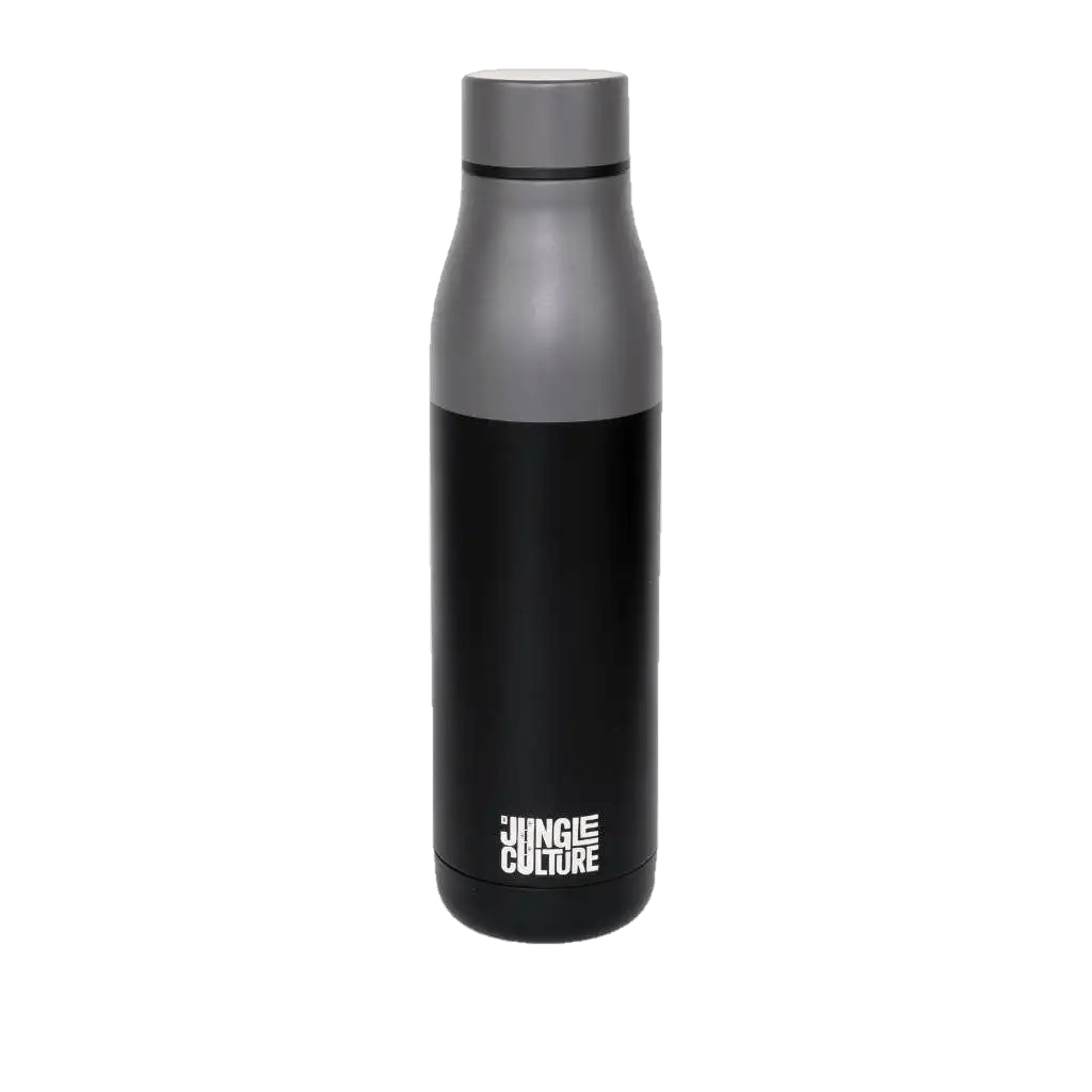 Jungle Culture Stainless Steel Water Bottle - Matt Black or White - Bottle for Life Home & Garden > Kitchen & Dining > Food & Beverage Carriers > Water Bottles > Eco-Friendly Water Bottles emmy-jane-boutique.myshopify.com