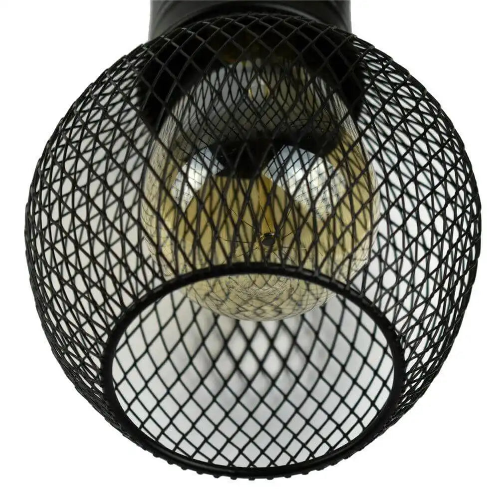 LEDSone Modern Ceiling Pendant Lamp Cage Fitting Black - Small Vintage Light Home & Garden > Lighting > Lighting Fixtures > Ceiling Light Fixtures emmy-jane-boutique.myshopify.com
