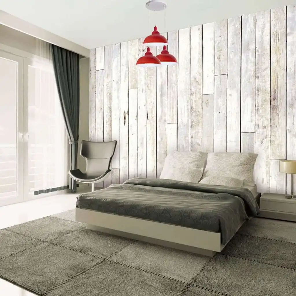 LEDSone 3 Ceiling lamp Pendant Cluster Light Modern Light Fitting Red/Black Lampshades Home & Garden > Lighting > Lighting Fixtures > Ceiling Light Fixtures > 3 Ceiling lamp Pendant Cluster Light emmy-jane-boutique.myshopify.com