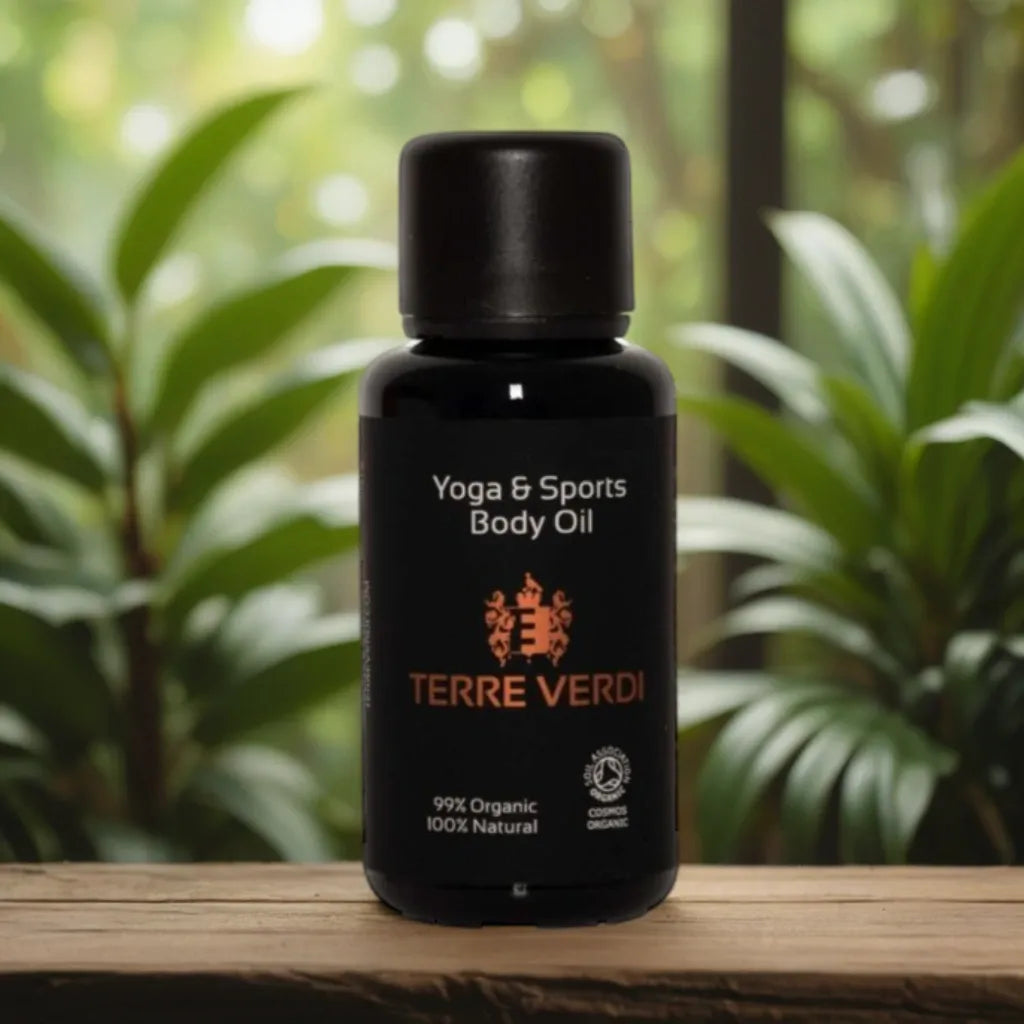 Yoga & Sports Body Oil - Organic Massage Oil - Travel Size