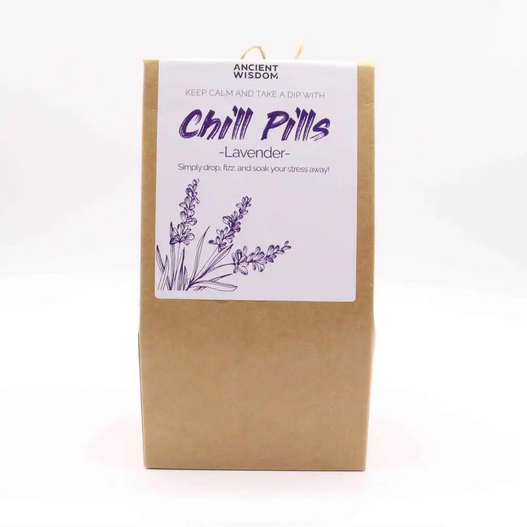 Ancient Wisdom Bath Bomb Gift - Chill Pill Gift Packs - Mini Bath Bomb Gift Set Health & Beauty > Personal Care > Cosmetics > Bath & Body > Bath Additives > Bath Bombs > Mini Bath Bombs with Essential Oils > Aromatherapy Bath Bomb Gift > Chill Pill Bath and Body Gift Set emmy-jane-boutique.myshopify.com
