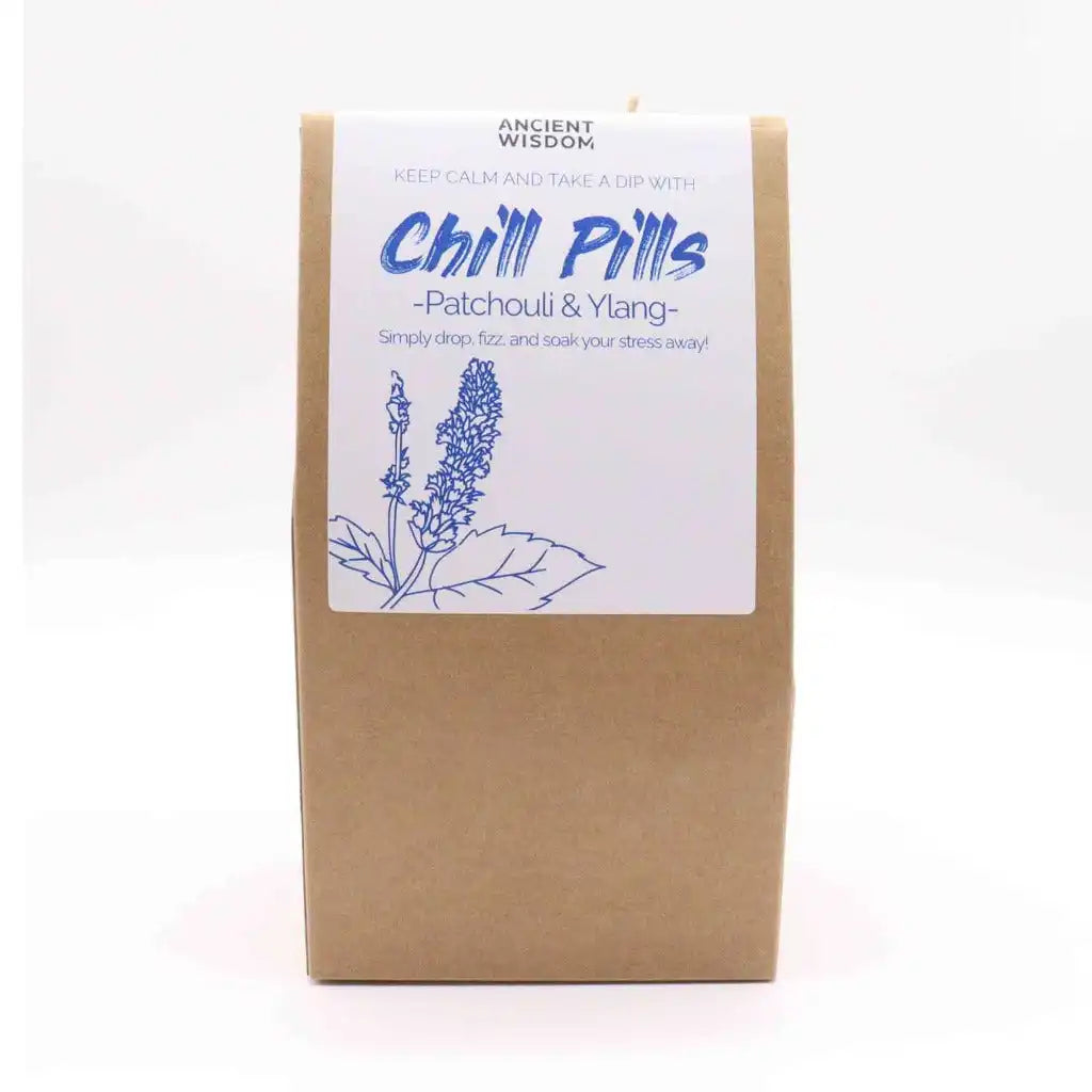 Ancient Wisdom Bath Bomb Gift - Chill Pill Gift Packs - Mini Bath Bomb Gift Set Health & Beauty > Personal Care > Cosmetics > Bath & Body > Bath Additives > Bath Bombs > Mini Bath Bombs with Essential Oils > Aromatherapy Bath Bomb Gift > Chill Pill Bath and Body Gift Set emmy-jane-boutique.myshopify.com