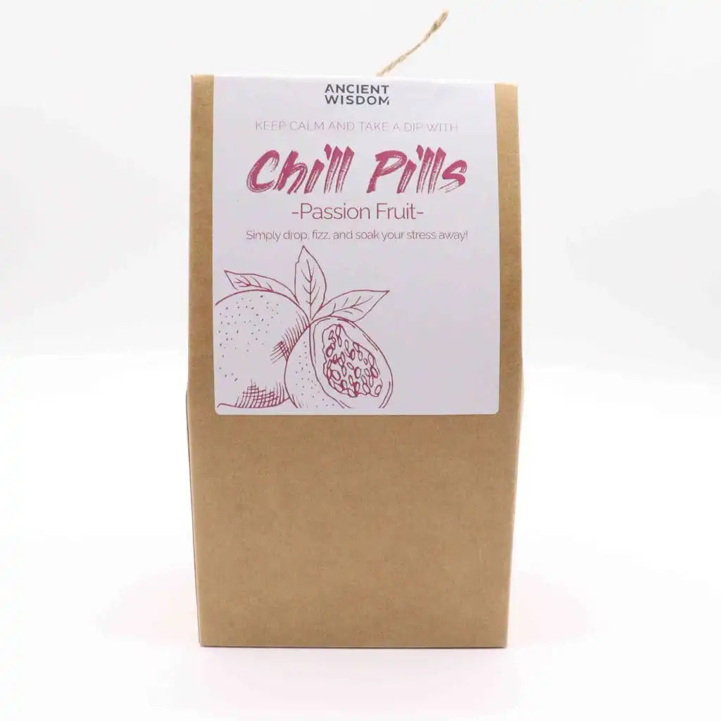 Ancient Wisdom Bath Bomb Gift - Chill Pill Gift Packs - Mini Bath Bomb Gift Set Health & Beauty > Personal Care > Cosmetics > Bath & Body > Bath Additives > Bath Bombs > Mini Bath Bombs with Essential Oils > Aromatherapy Bath Bomb Gift > Chill Pill Bath and Body Gift Set emmy-jane-boutique.myshopify.com