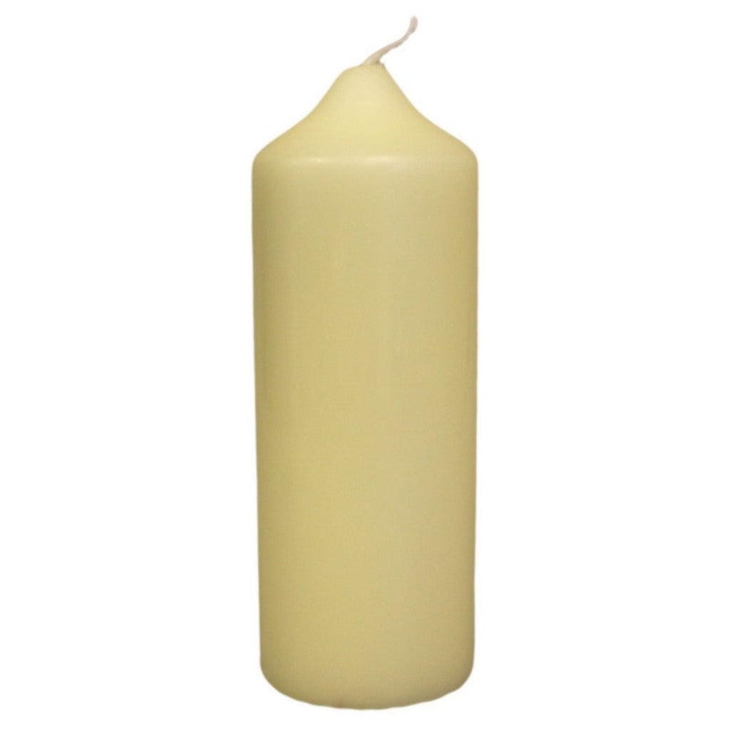 Emmy Jane Boutique - Traditional Church Candles - Ivory - Long Burning - 6 Shapes & Sizes. Made in Germany by a traditional family firm. Only the purest of ingredients are used to produce our Church Candles. Each candle has a classic Ivory design to give that traditional warm design to any room. They have a high stearic content which helps harden the candles and extend the burn time. Perfect for Christmas, Easter, Valentines, and weddings.