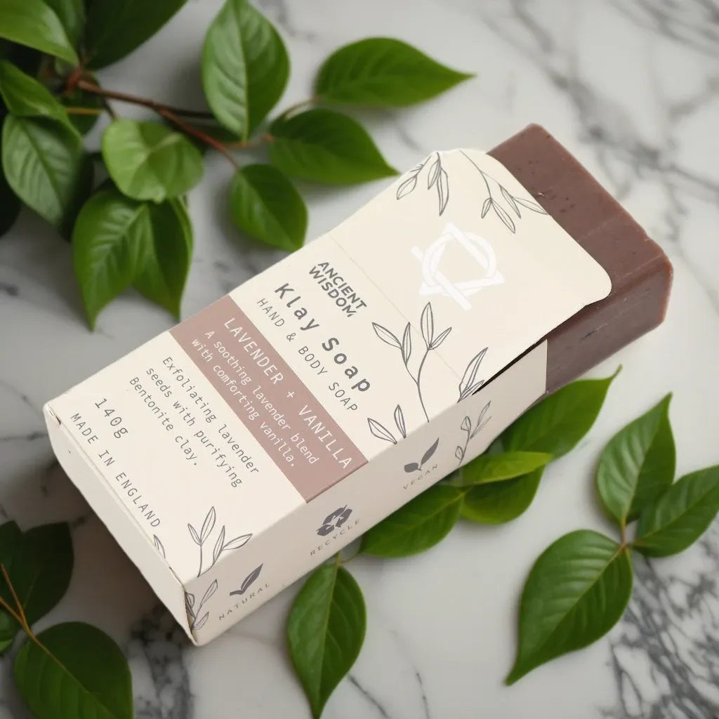 Natural Clay Soaps with Essential Oils - Vegan-Friendly