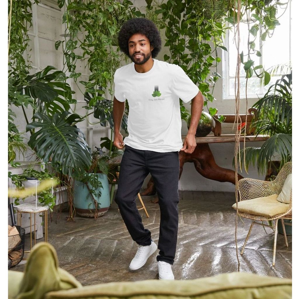 Emmy Jane Boutique EjB Logo - Mens Organic Cotton Eco Tee - Eco-Friendly UK Cotton T-Shirt