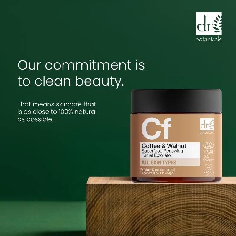 Dr Botanicals Dr Botanicals Coffee Superfood Renewing Facial Exfoliator 60ml Health & Beauty > Personal Care > Cosmetics > Skincare > Facial Cleansers > Plant Based Cleansers > Natural Cleansers > Dr Botanicals Coffee Superfood Renewing Facial Exfoliator emmy-jane-boutique.myshopify.com