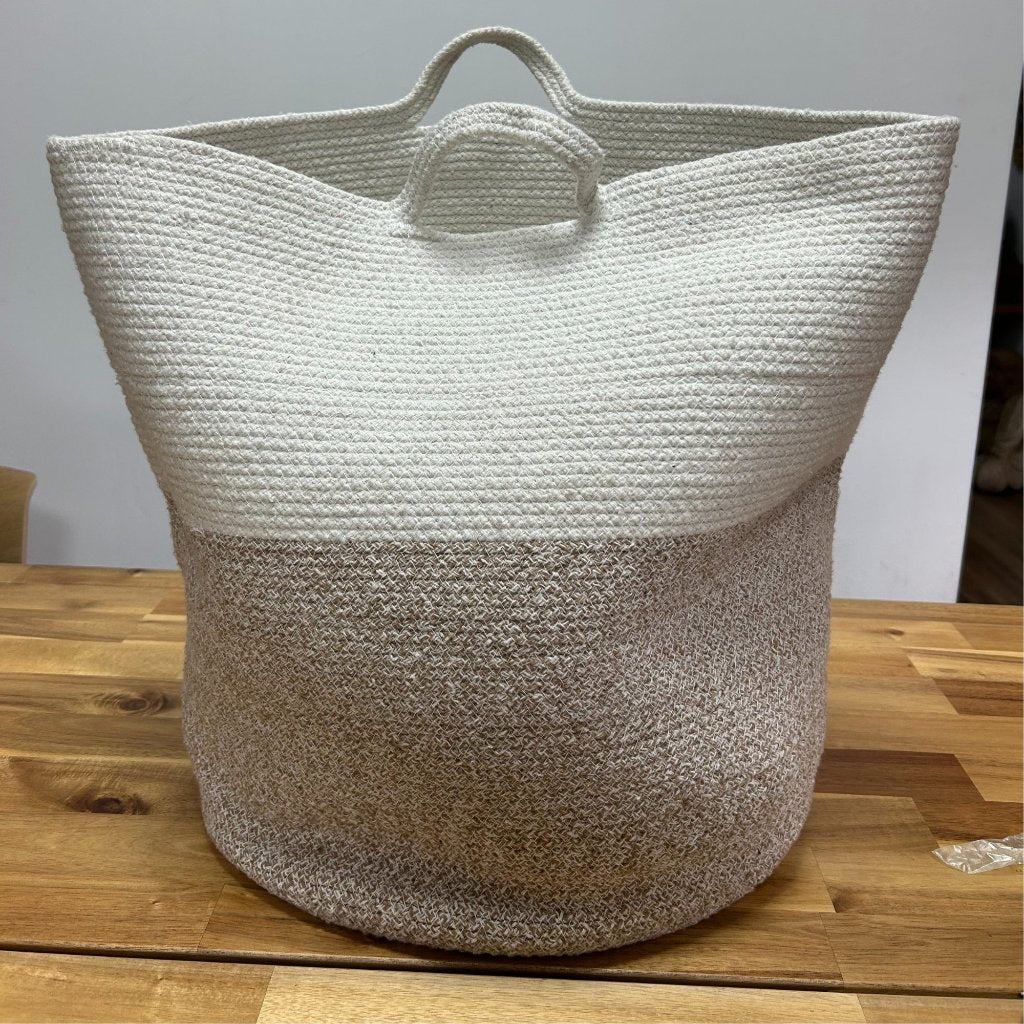 Eco-Friendly Large Storage Basket - Cotton Rope 45x40cm