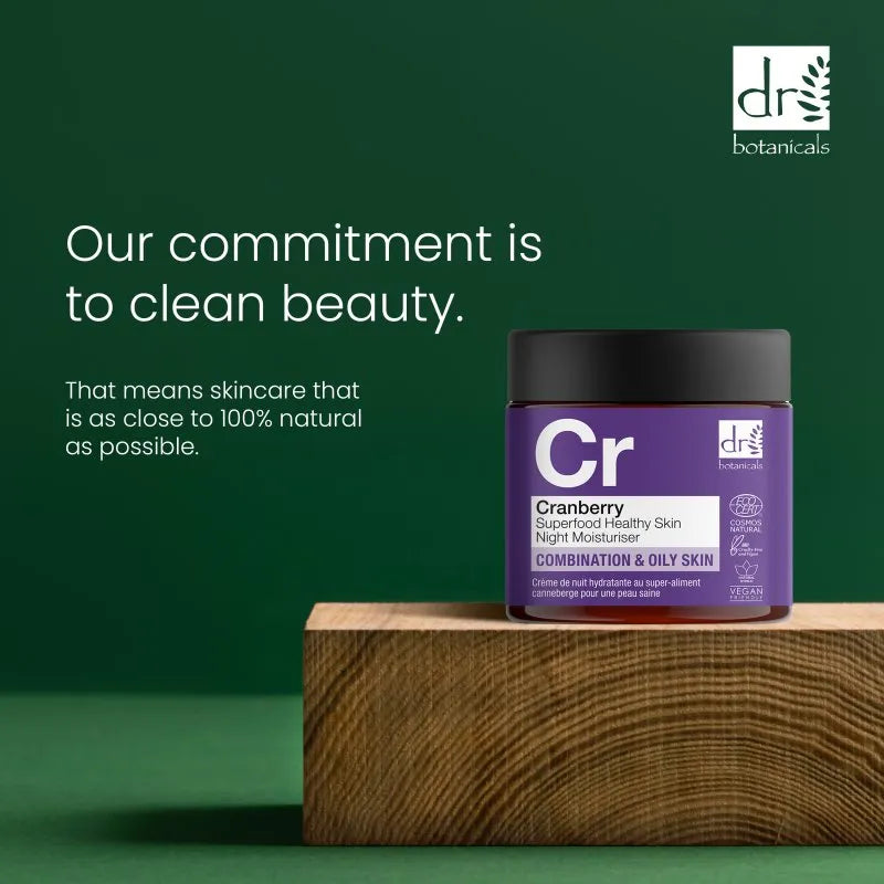 Dr Botanicals Dr Botanicals Cranberry Superfood Healthy Skin Night Moisturiser 60ml Health & Beauty > Personal Care > Cosmetics > Skincare > Lotions & Moisturisers > Dr Botanicals Vegan Skincare Gift Set Apothecary Strawberry emmy-jane-boutique.myshopify.com