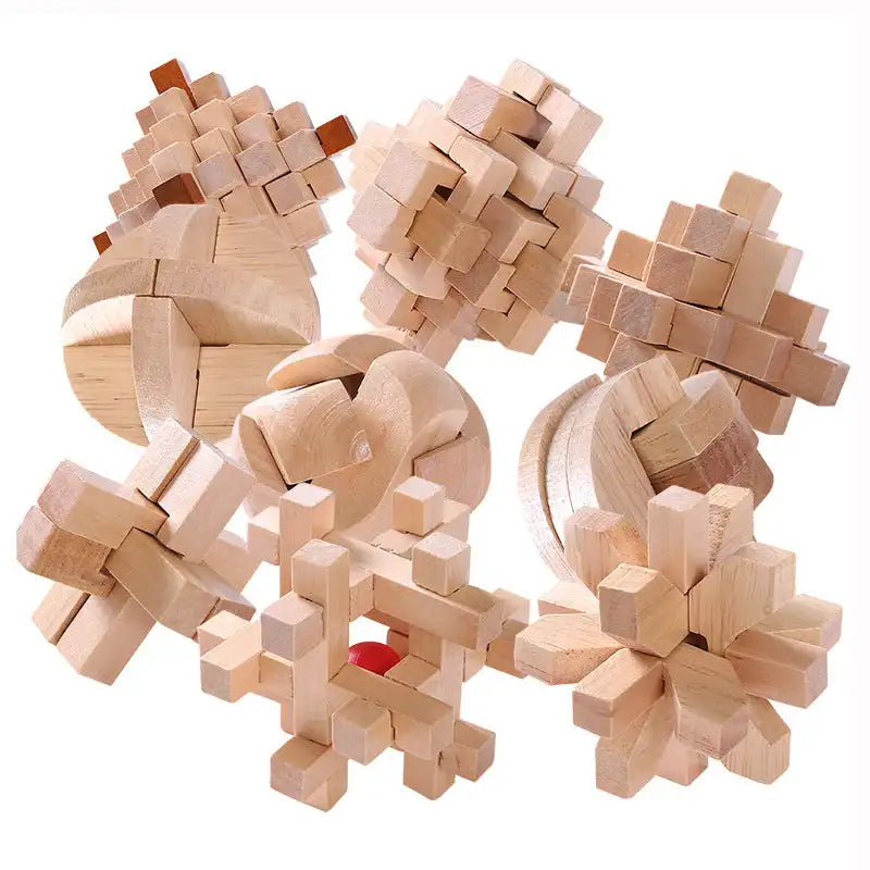 Cashymart Educational Wood Lock Puzzle Set for Kids TOYS emmy-jane-boutique.myshopify.com