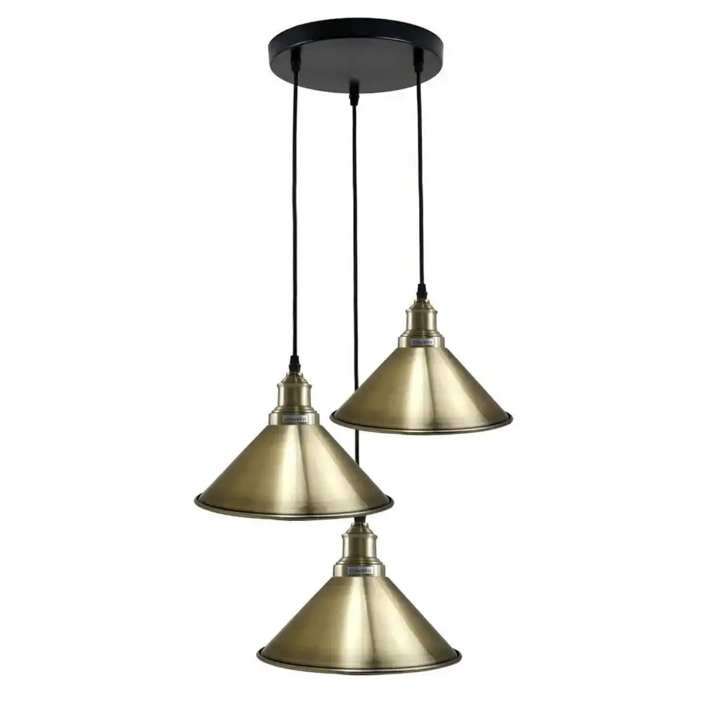 LEDSone Pendant Light Industrial Vintage Hanging Lamp - 3 Cluster Ceiling Light Home & Garden > Lighting > Lighting Fixtures > Ceiling Light Fixtures emmy-jane-boutique.myshopify.com