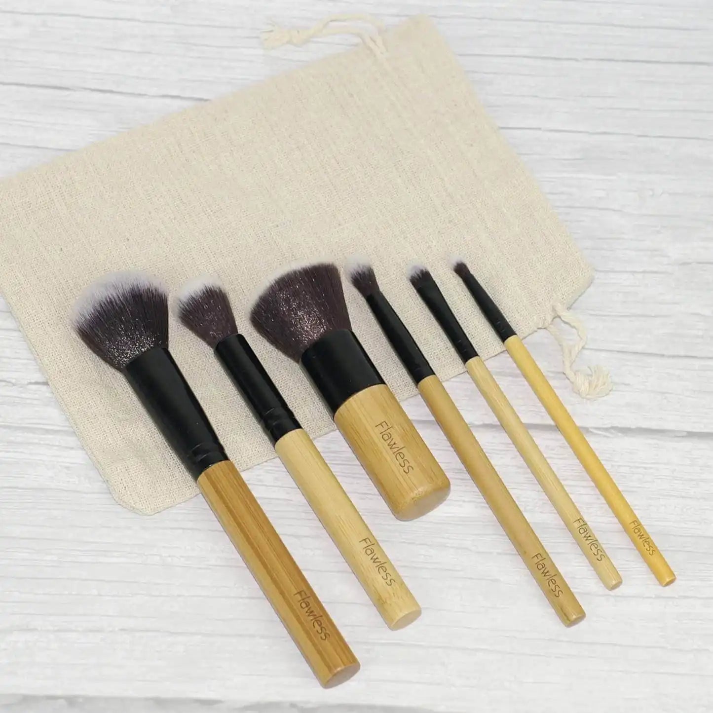 Flawless Dewy Skin Bamboo Brush Set - Make Up Brushes Health & Beauty > Personal Care > Cosmetics > Cosmetic Tools > Makeup Tools > Makeup Brushes > Bamboo Makeup brush Set emmy-jane-boutique.myshopify.com