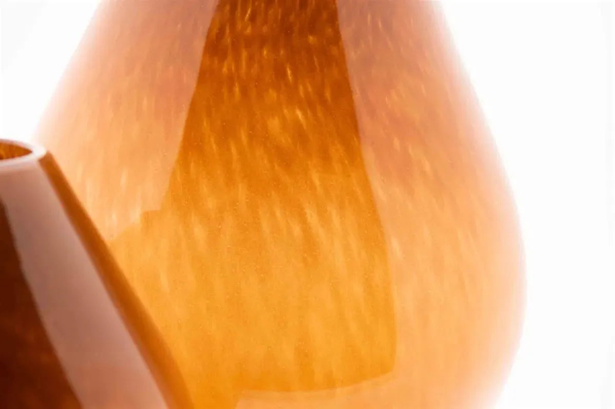 Lowlands Design Hand Blown Vase DRUBA - Rusted Orange Brown by DutZ Home & Garden > Decor > Vases > Glass Vases > Rust Brown Vases emmy-jane-boutique.myshopify.com