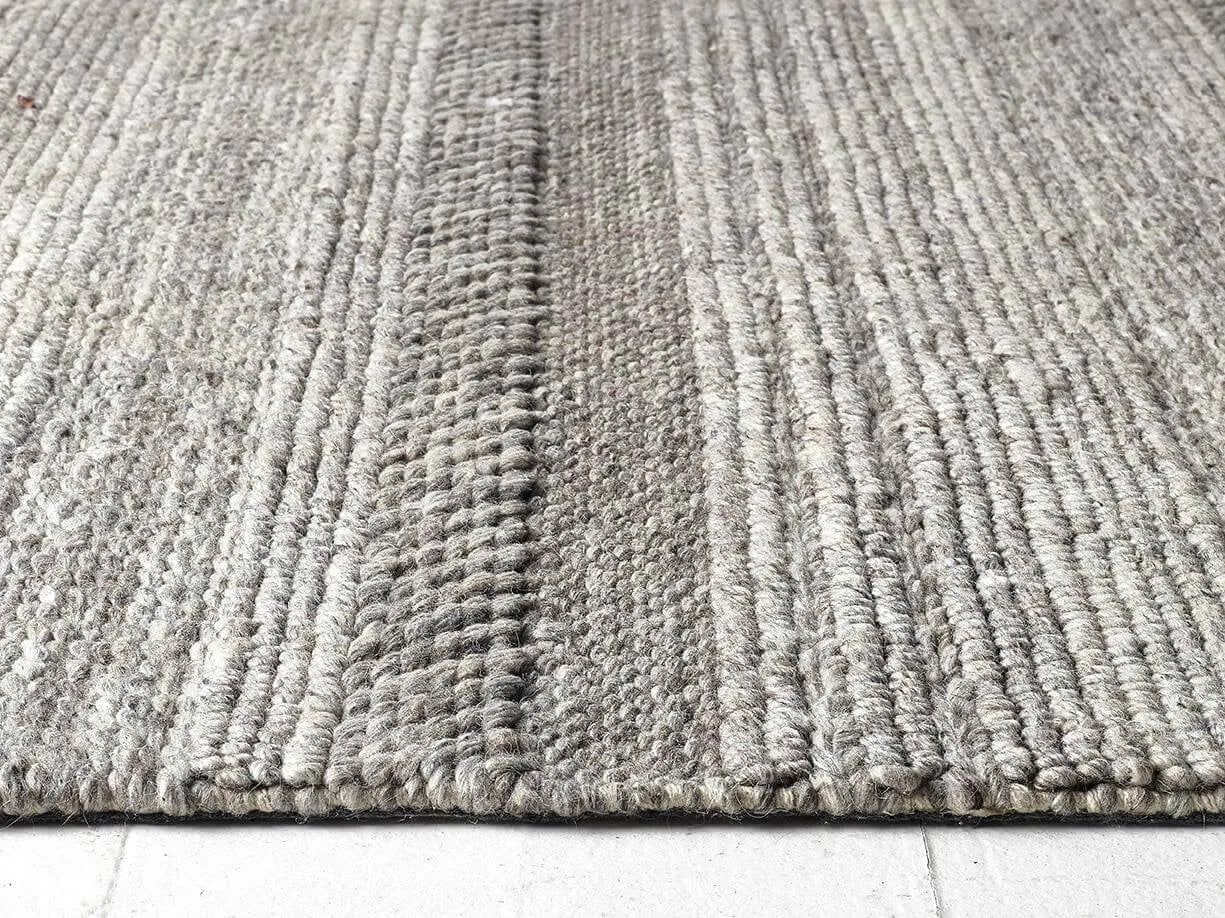 The Rugs Handwoven Rug - Chunky Natural Grey Knitted Rug Pure Wool Home & Garden > Decor > Rugs > Pure Wool Rugs > Handmade Indian Rugs > Sustainable Rugs > Luxury Indian Rugs > Eco-Friendly Wool Rugs > Handwoven Rugs > Chunky Natural Grey Knitted Rug emmy-jane-boutique.myshopify.com