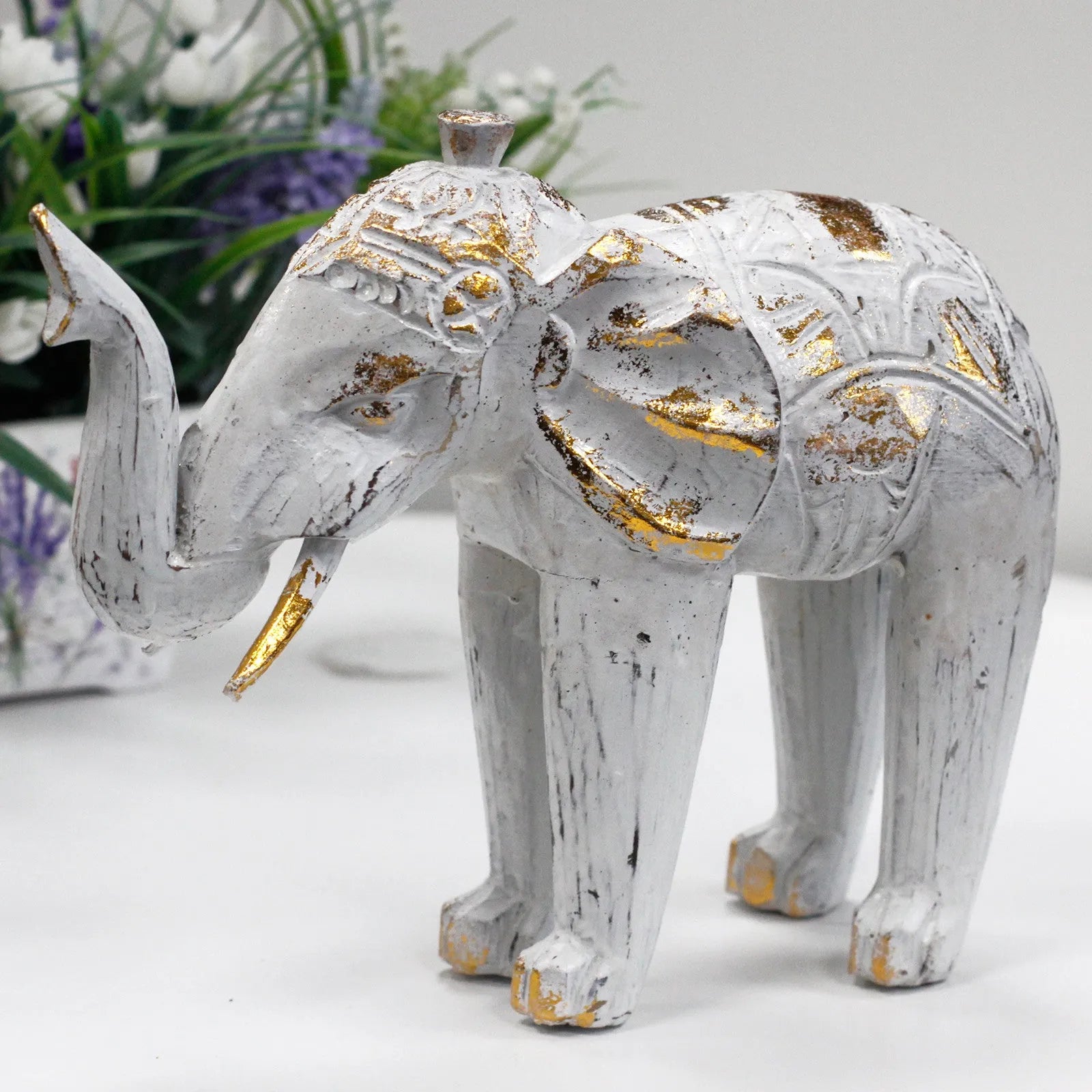Ancient Wisdom Wooden Elephant Figures - Sustainably Sourced & Fairly Traded Home & Garden > Decor > Artwork > Sculptures & Statues > Elephant Decor > Wooden Elephant Figures > Sustainably Sourced & Fairly Traded Elephant Figures emmy-jane-boutique.myshopify.com