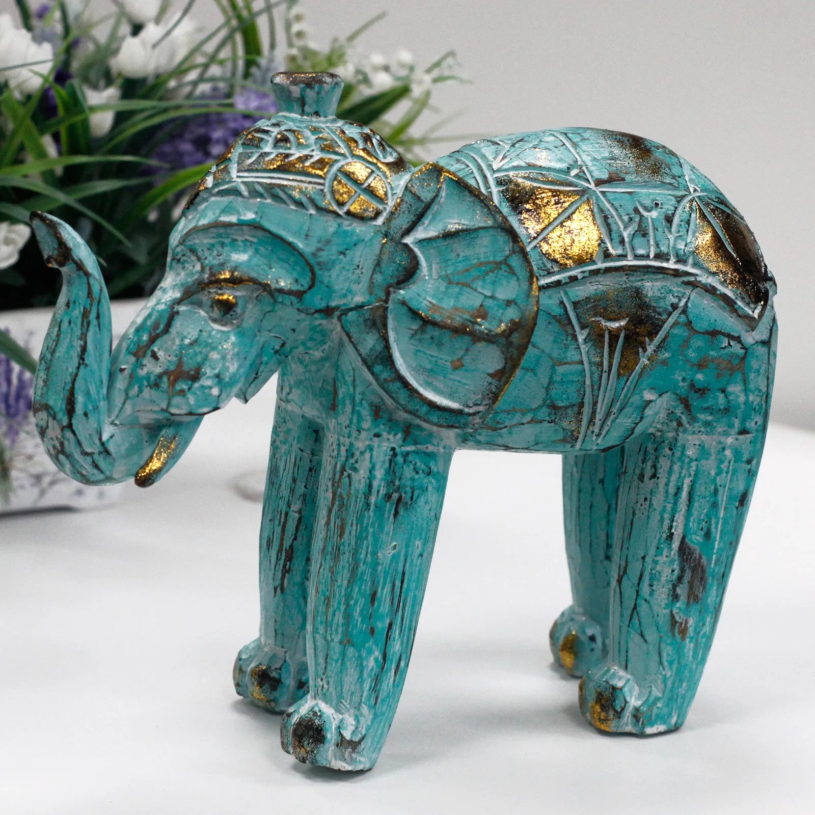 Ancient Wisdom Wooden Elephant Figures - Sustainably Sourced & Fairly Traded Home & Garden > Decor > Artwork > Sculptures & Statues > Elephant Decor > Wooden Elephant Figures > Sustainably Sourced & Fairly Traded Elephant Figures emmy-jane-boutique.myshopify.com