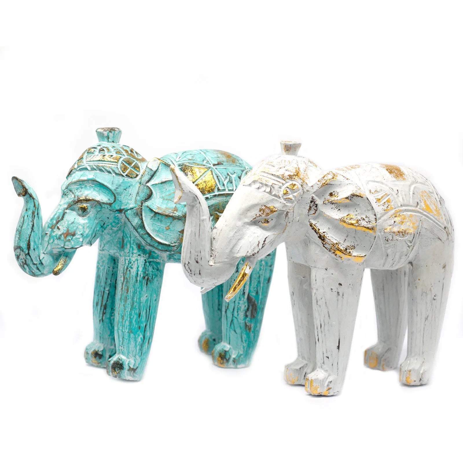 Ancient Wisdom Wooden Elephant Figures - Sustainably Sourced & Fairly Traded Home & Garden > Decor > Artwork > Sculptures & Statues > Elephant Decor > Wooden Elephant Figures > Sustainably Sourced & Fairly Traded Elephant Figures emmy-jane-boutique.myshopify.com