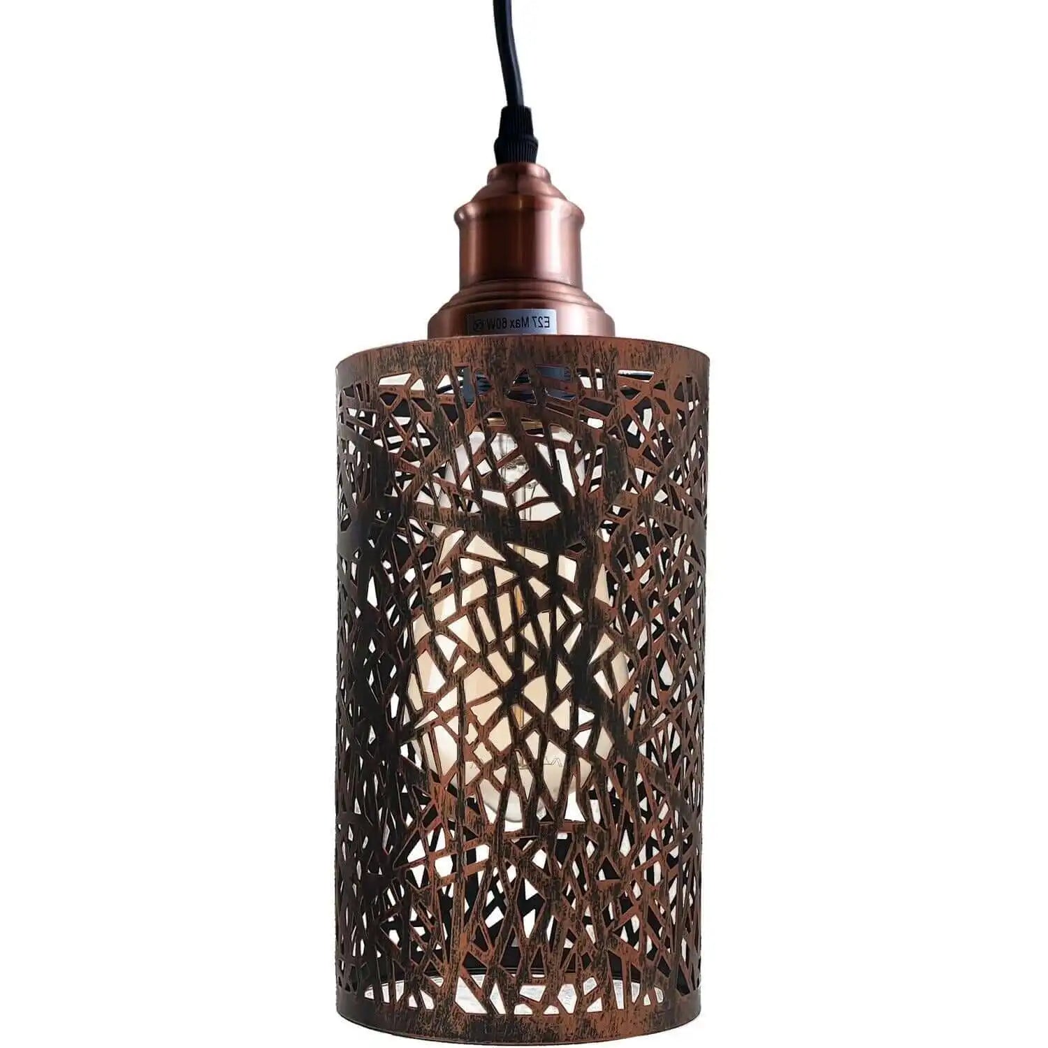 LEDSone Modern Metal Cage Pendant Light with Adjustable Cable Home & Garden > Lighting > Lighting Fixtures > Ceiling Light Fixtures > Ceiling Lights > Metal Ceiling Lights > Pendant Lights emmy-jane-boutique.myshopify.com