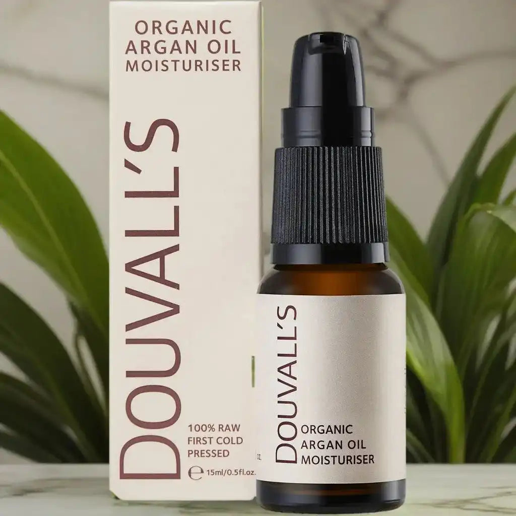 Douvalls Beauty Organic Argan Oil Moisturiser - First Cold Pressed  Eco-Certified Health & Beauty > Personal Care > Cosmetics > Skincare > Lotions & Moisturisers > Natural Moisturisers > Organic Argan Oil Moisturisers > First Cold Pressed Moisturisers > Eco-Certified Moisturisers emmy-jane-boutique.myshopify.com