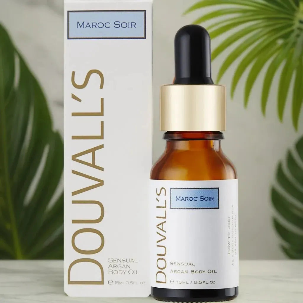 Douvalls Beauty Argan Body Oil 15ml Sensual Scented With Natural Oils Health & Beauty > Personal Care > Cosmetics > Skincare > Body Oil > Natural Body OIl > Scented Body Oils > Scented Argan Body Oil emmy-jane-boutique.myshopify.com