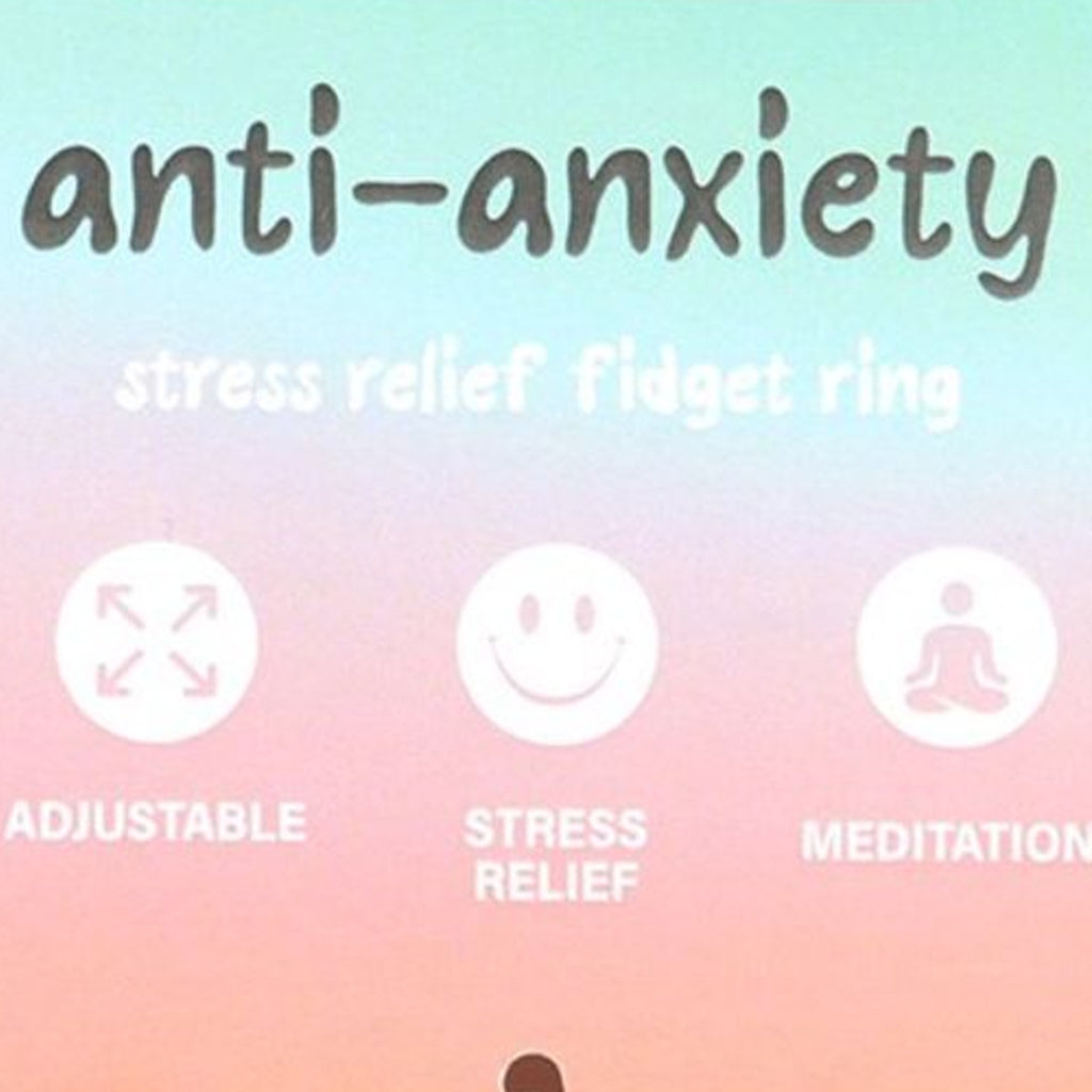 Fidget Ring - Anti-Anxiety Gift Gold Colour