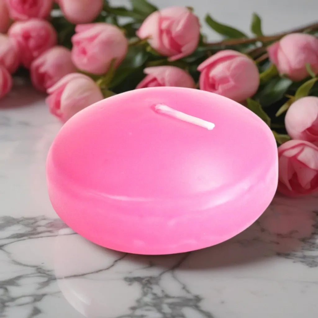 Floating Candles Ivory, Pink and Purple - 2 Sizes