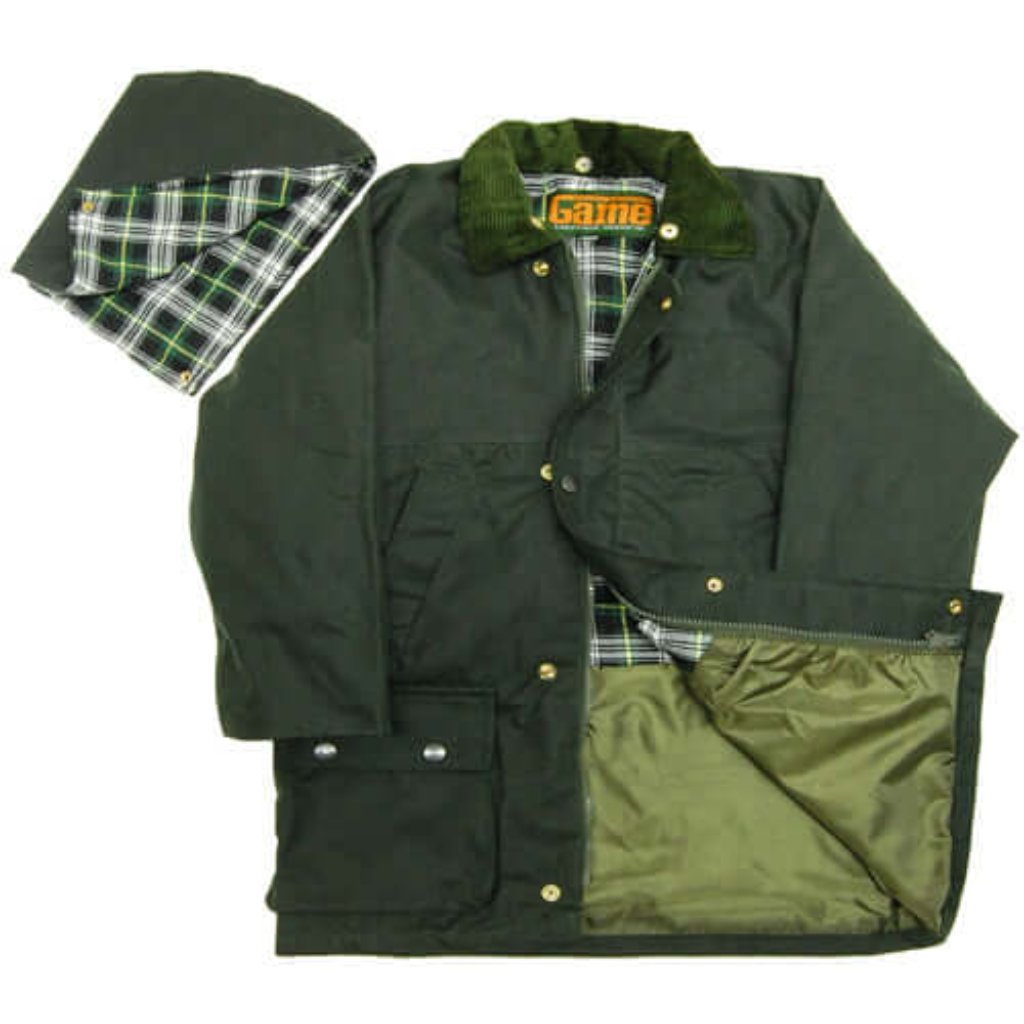 Game Childrens Quilted Wax Jacket-2