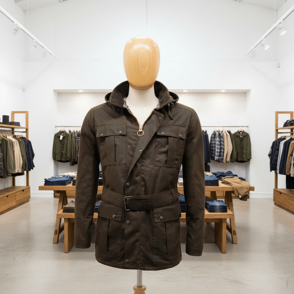 Game Motorcycle Wax Jacket - Game Continental 