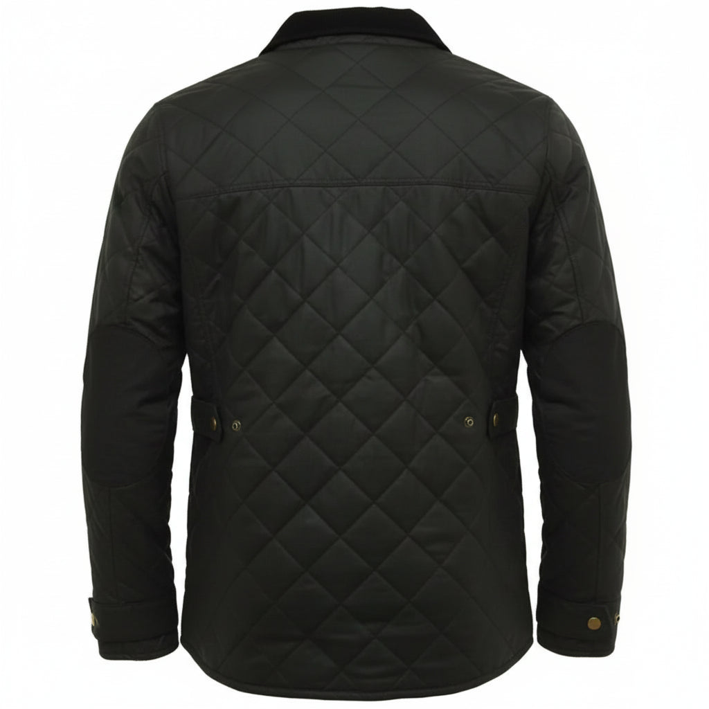 Game Quilted Wax Jacket - Game Oxford Apparel & Accessories > Clothing > Outerwear > Coats & Jackets > Quilted Wax Jacket > Game Speedway Jacket > Mens Waxed Cotton Coat emmy-jane-boutique.myshopify.com