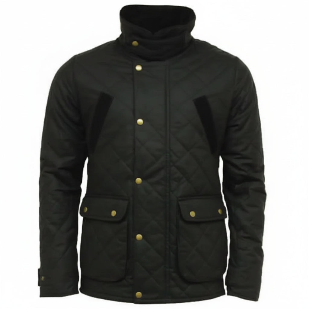 Game Quilted Wax Jacket - Game Oxford Apparel & Accessories > Clothing > Outerwear > Coats & Jackets > Quilted Wax Jacket > Game Speedway Jacket > Mens Waxed Cotton Coat emmy-jane-boutique.myshopify.com