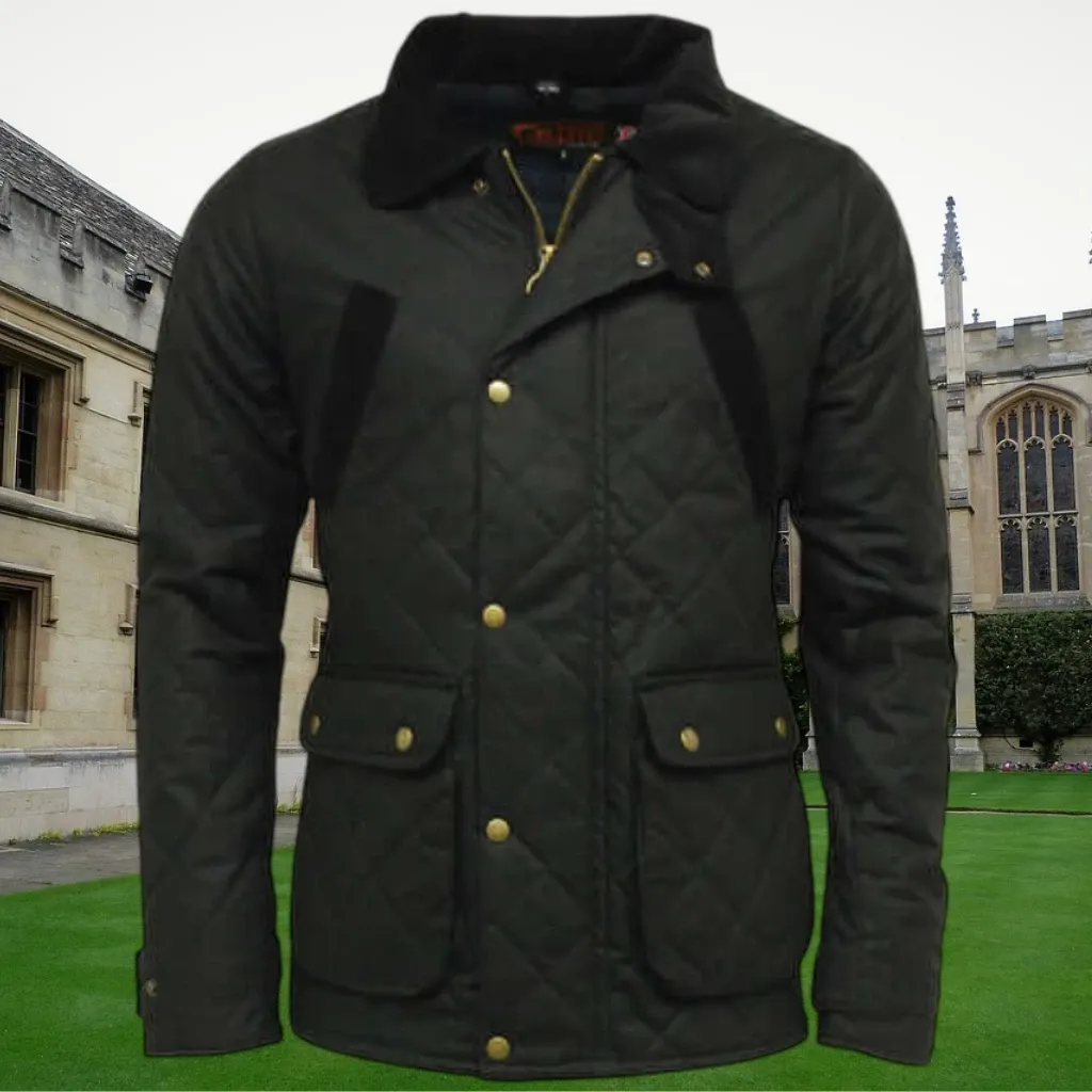 Game Oxford Quilted Wax Jacket-1