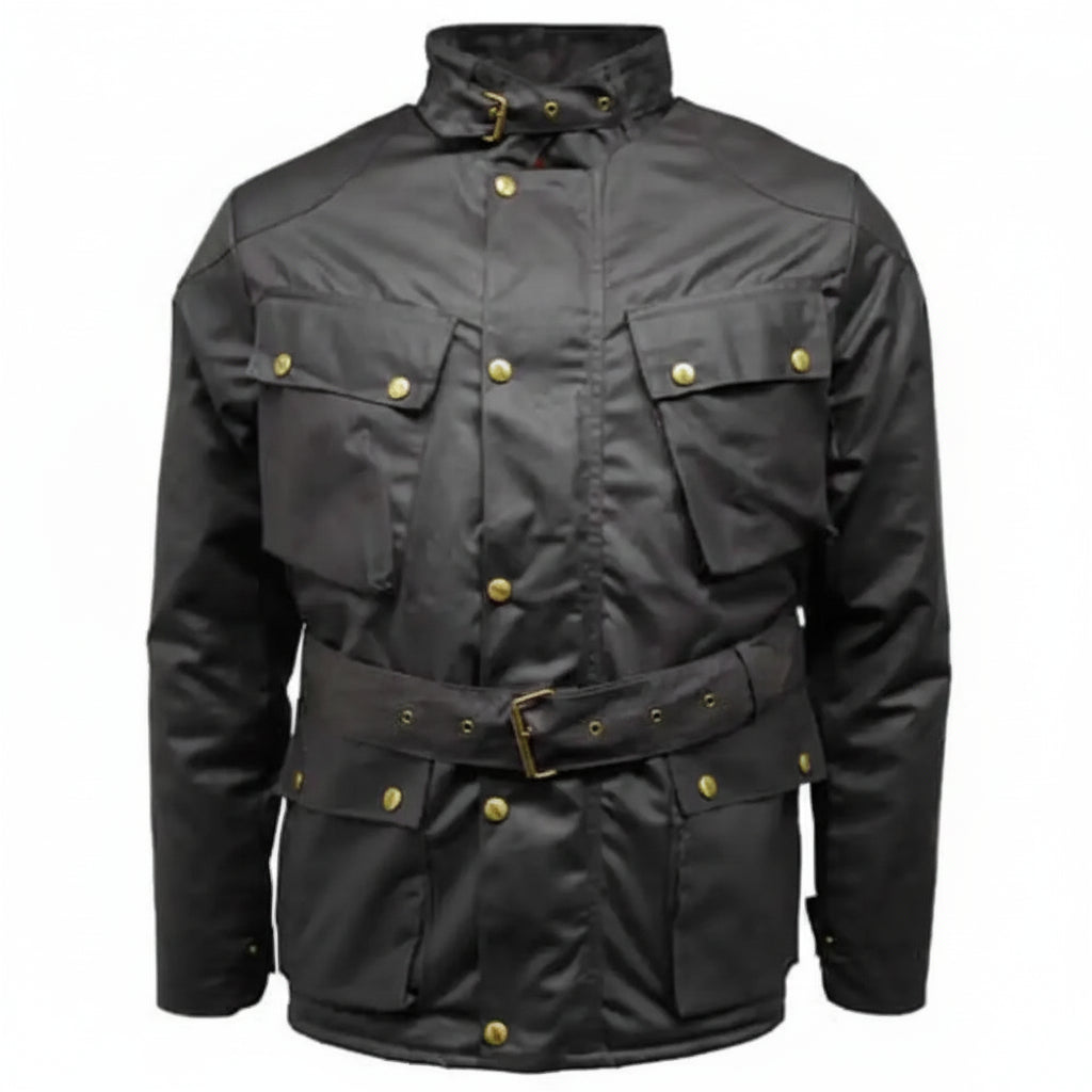 Game Quilted Wax Jacket - Game Speedway - Mens Waxed Cotton Coat Apparel & Accessories > Clothing > Outerwear > Coats & Jackets > Quilted Wax Jacket > Game Speedway Jacket > Mens Waxed Cotton Coat emmy-jane-boutique.myshopify.com