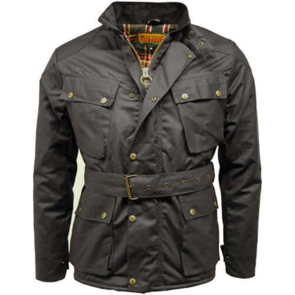 Game Speedway Quilted Wax Jacket-1