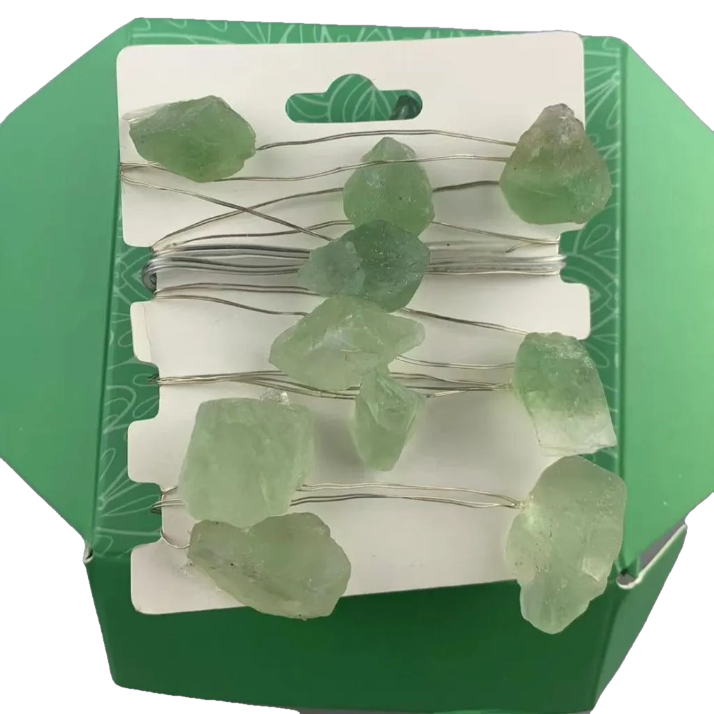 Ancient Wisdom Gemstone Lights - Crystal Fairy Lights - Quartz Jade Amethyst & Celestite Home & Garden > Lighting > Light Ropes & Strings > Gemstone Lights emmy-jane-boutique.myshopify.com