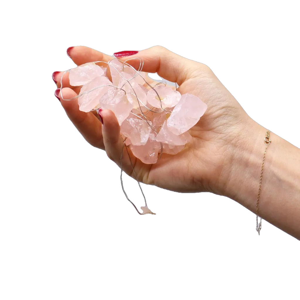 Ancient Wisdom Gemstone Lights - Crystal Fairy Lights - Quartz Jade Amethyst & Celestite Home & Garden > Lighting > Light Ropes & Strings > Gemstone Lights emmy-jane-boutique.myshopify.com