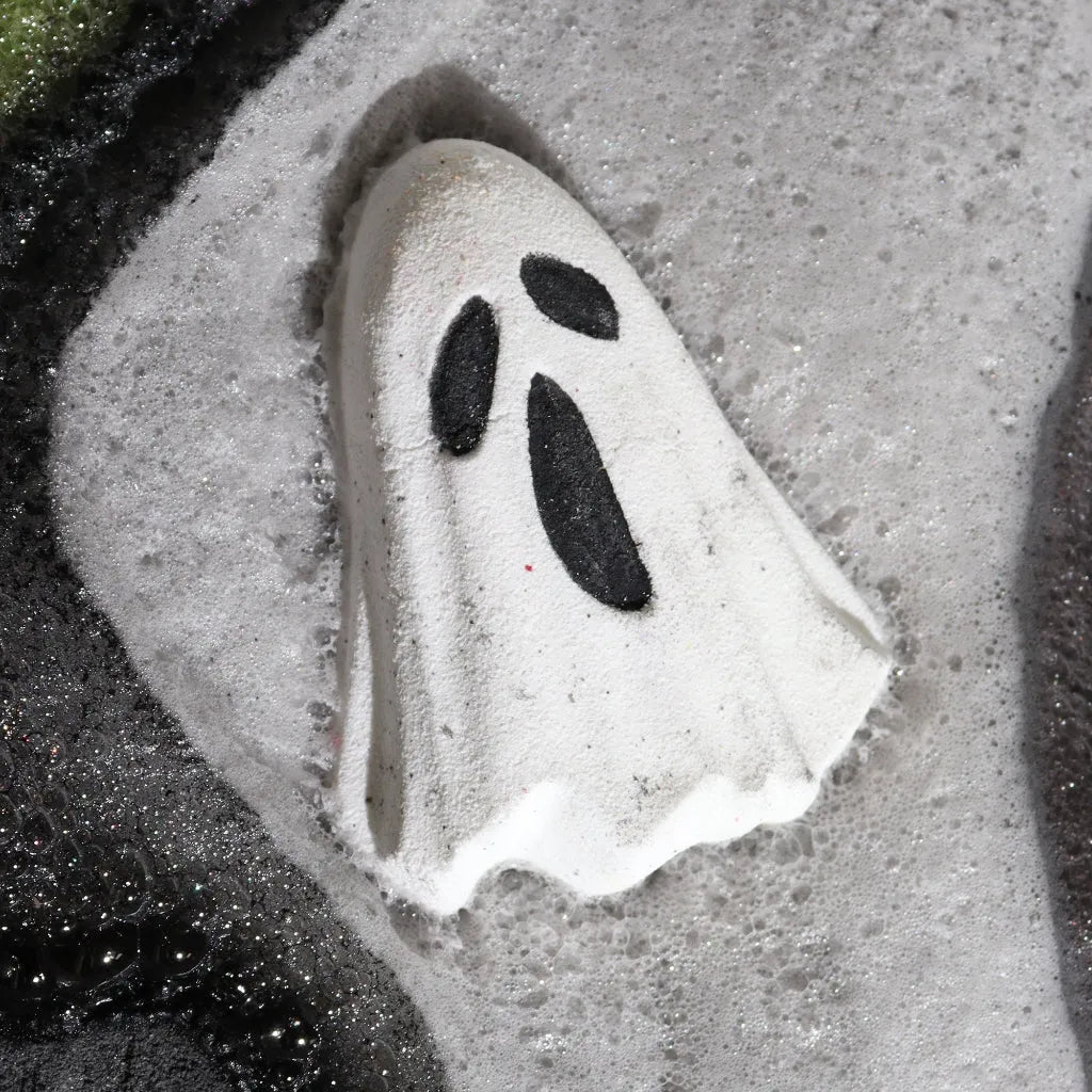 Ancient Wisdom Ghost Halloween Bath Bomb 65g Bath Bombs For Kids Health & Beauty > Personal Care > Cosmetics > Bath & Body > Bath Additives > Bath Bombs for Kids > Childrens Bathbombs > Halloween Bath bombs > Ghost Bathbombs emmy-jane-boutique.myshopify.com