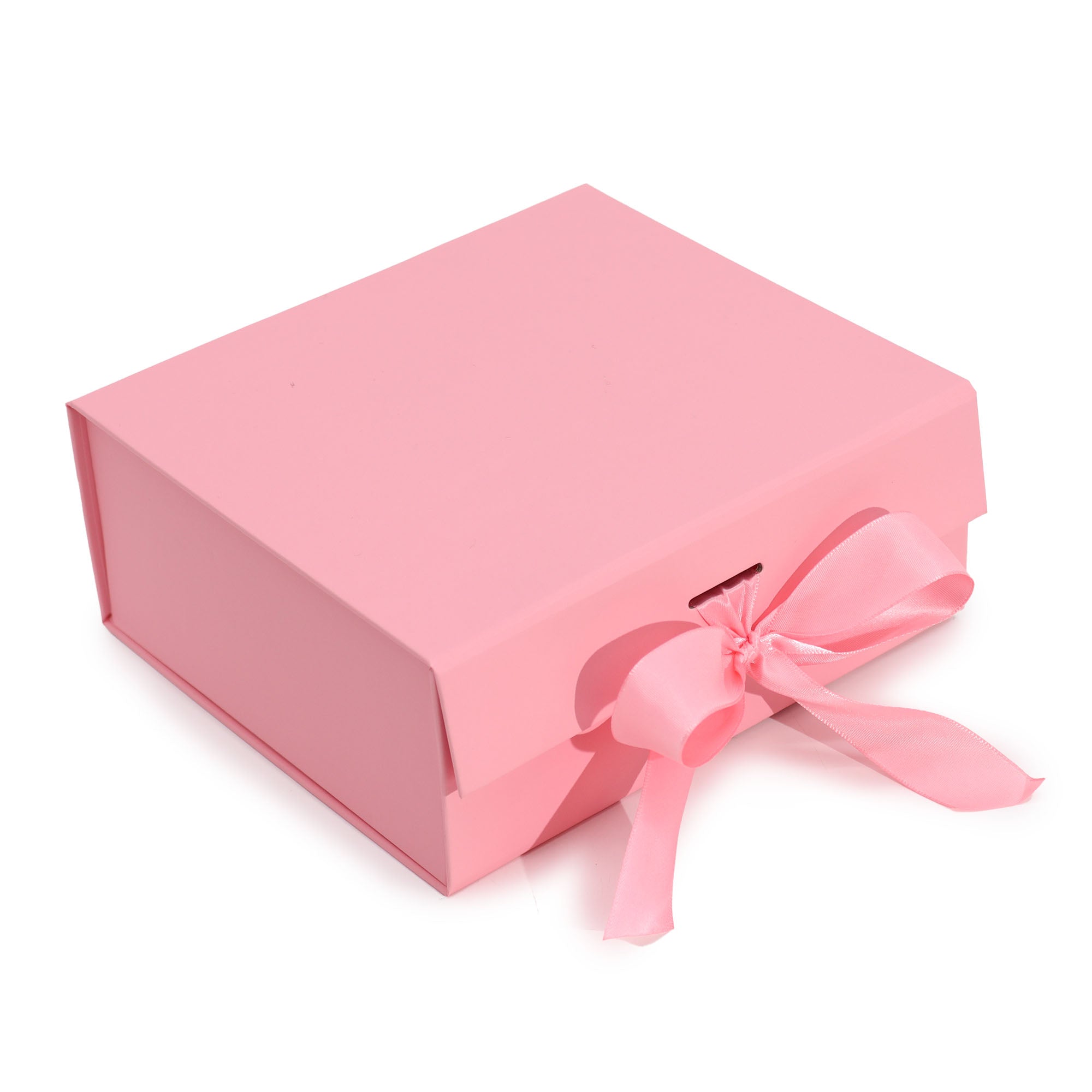 Flat-Packed Gift Boxes with Ribbons - 3 Sizes 5 Colours