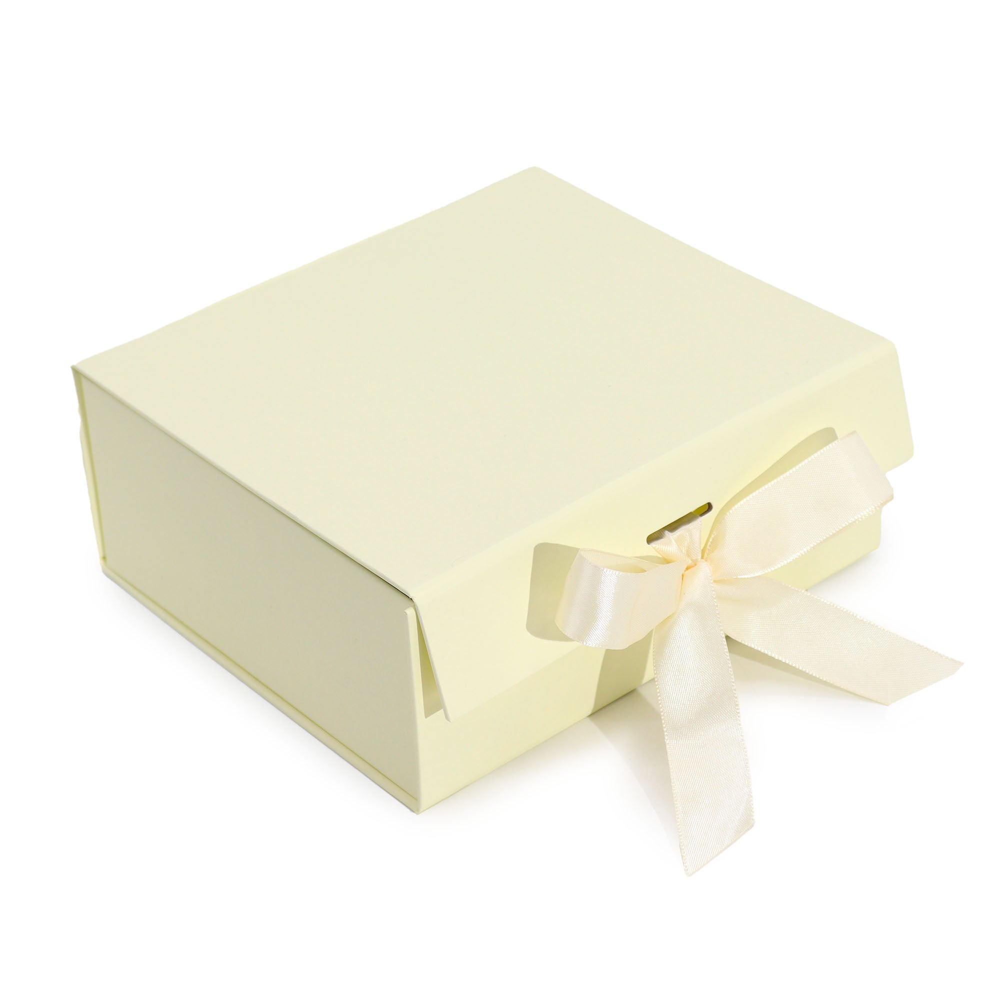 Flat-Packed Gift Boxes with Ribbons - 3 Sizes 5 Colours