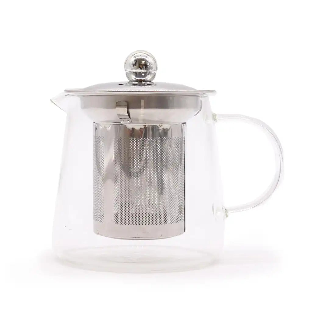 Emmy Jane Glass Infuser Teapot - Herbal Tea Maker - Steel and Glass Home & Garden > Kitchen & Dining > Tableware > Coffee Servers & Tea Pots - Teapots > Glass Infuser Teapots > Herbal Tea Makers > Steel and Glass Teapots emmy-jane-boutique.myshopify.com