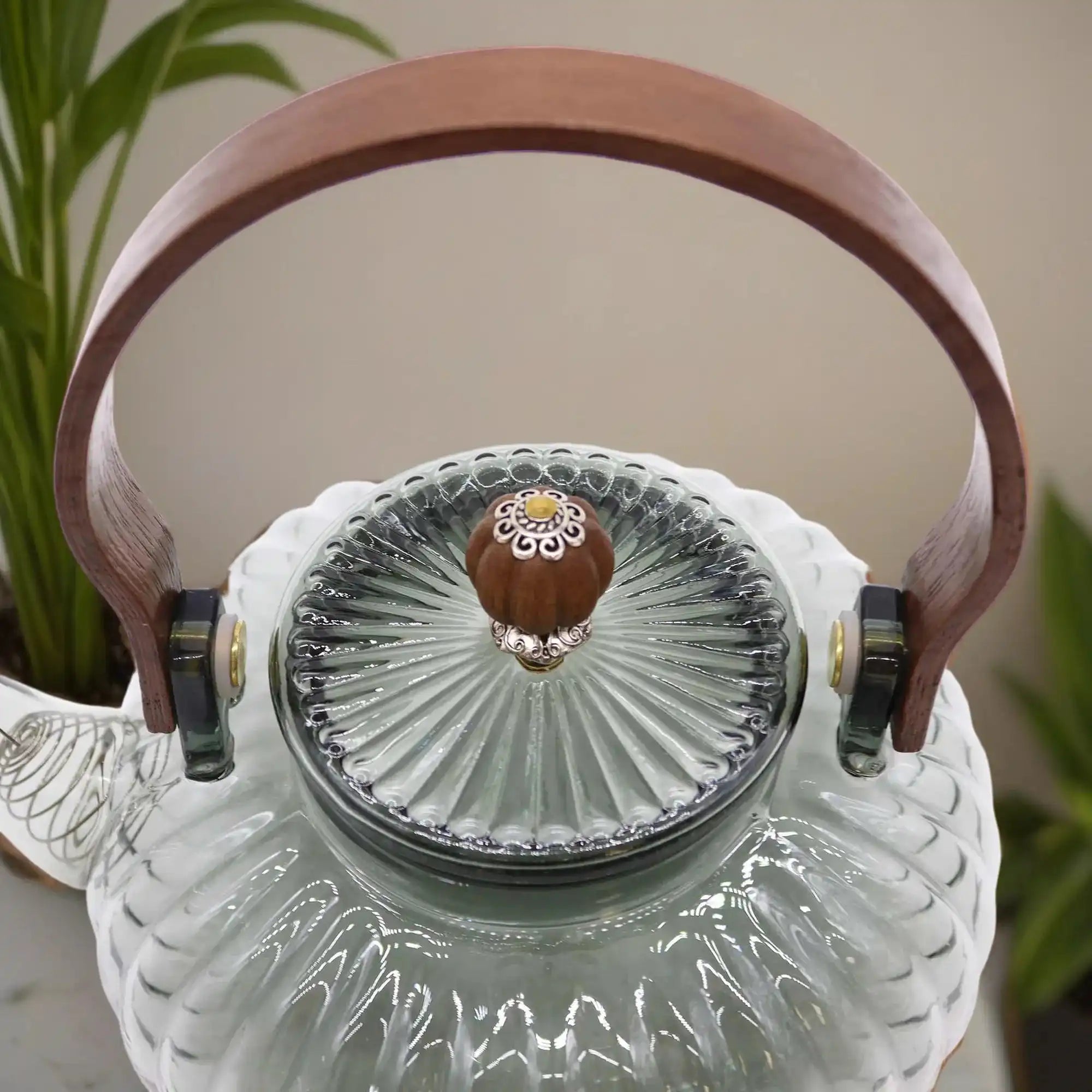 Ancient Wisdom Glass Infuser Teapot - 950ml - Stovetop Safe - BPA Free Home & Garden > Kitchen & Dining > Tableware > Coffee Servers & Tea Pots - Teapots > Glass Infuser Teapots > Herbal Tea Makers > Steel and Glass Teapots emmy-jane-boutique.myshopify.com