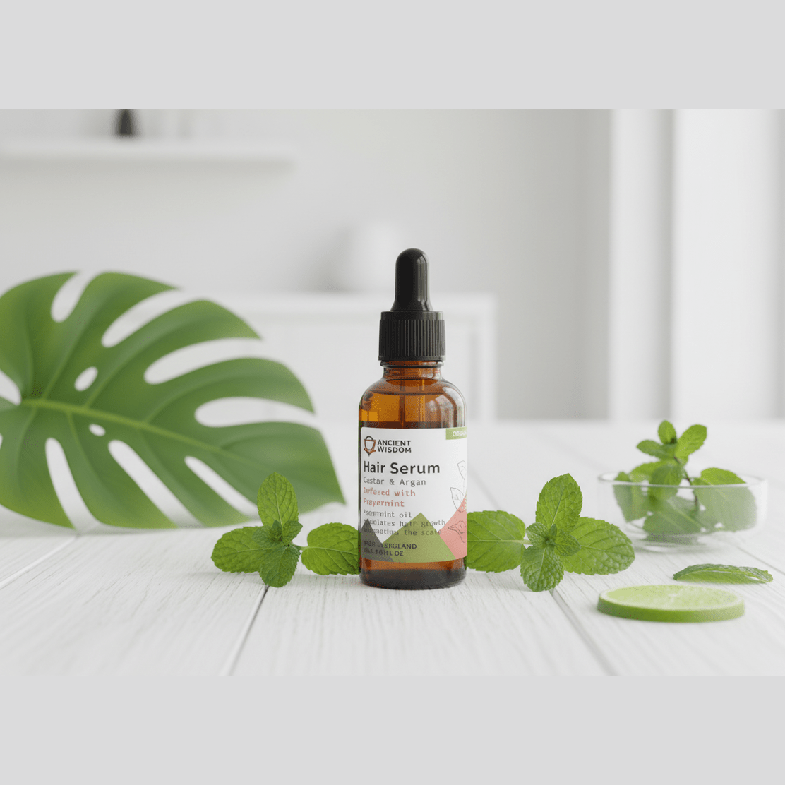 Organic Hair Serums - Vegan-Friendly - Argan Oil & Pure Essential Oils