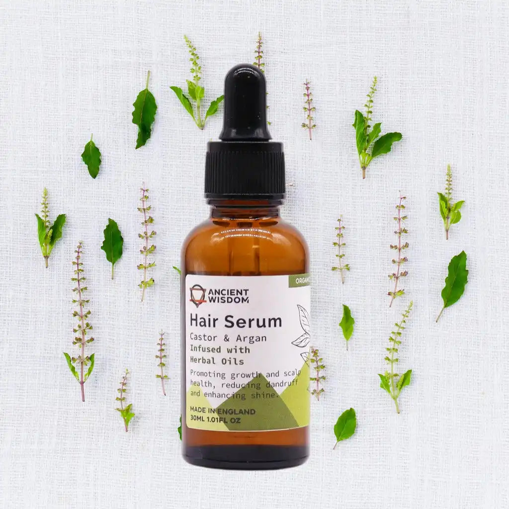 Ancient Wisdom Organic Hair Serums - Vegan-Friendly - Argan Oil & Pure Essential Oils Health & Beauty > Personal Care > Hair Care > Organic Hair Serums > Vegan Hair Serums emmy-jane-boutique.myshopify.com
