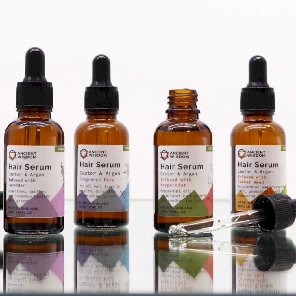 Ancient Wisdom Organic Hair Serums - Vegan-Friendly - Argan Oil & Pure Essential Oils Health & Beauty > Personal Care > Hair Care > Organic Hair Serums > Vegan Hair Serums emmy-jane-boutique.myshopify.com