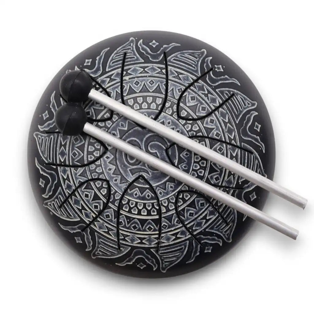 Ancient Wisdom Happy Drums - Steel Tongue Indian Hapi Drums Arts & Entertainment > Hobbies & Creative Arts > Musical Instruments > Percussion > Drums > Hapi Drums emmy-jane-boutique.myshopify.com