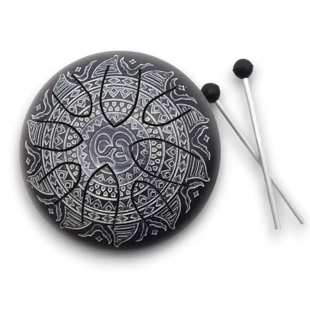 Ancient Wisdom Happy Drums - Steel Tongue Indian Hapi Drums Arts & Entertainment > Hobbies & Creative Arts > Musical Instruments > Percussion > Drums > Hapi Drums emmy-jane-boutique.myshopify.com