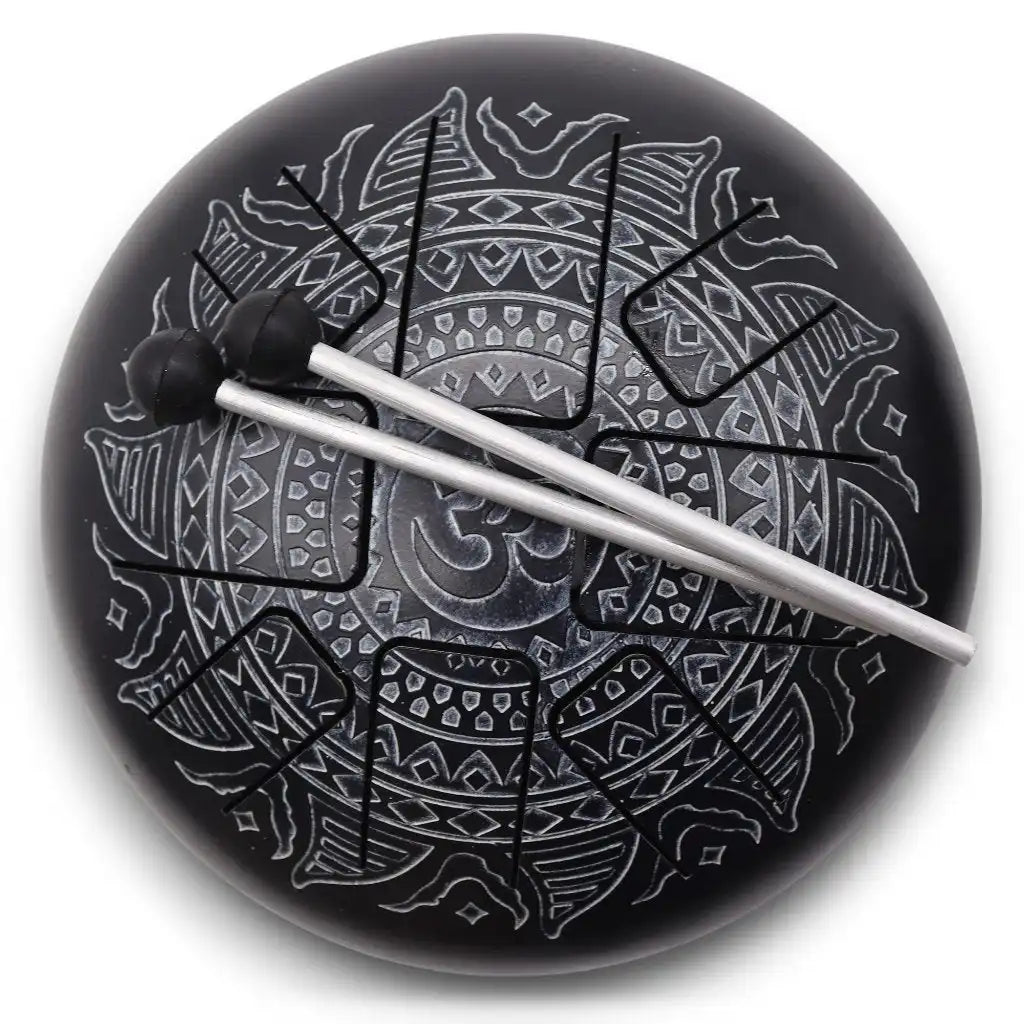 Ancient Wisdom Happy Drums - Steel Tongue Indian Hapi Drums Arts & Entertainment > Hobbies & Creative Arts > Musical Instruments > Percussion > Drums > Hapi Drums emmy-jane-boutique.myshopify.com